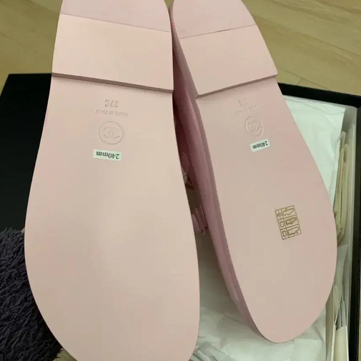 [BUNJANG] Chanel Cruise Collection Sandals (Pink, 37) / 샤넬 크루즈컬렉션 샌들 핑크 37(240) 새상품
