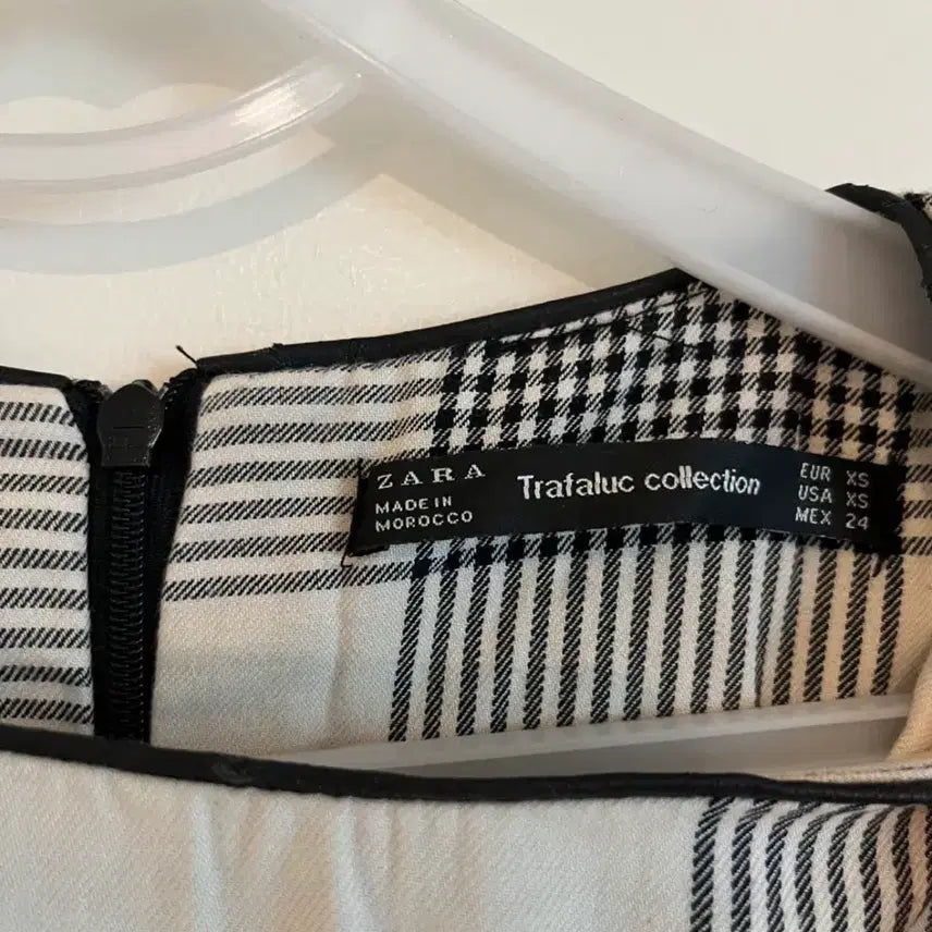 [BUNJANG] Zara Check Mini Dress XS / 자라 체크 미니원피스 XS