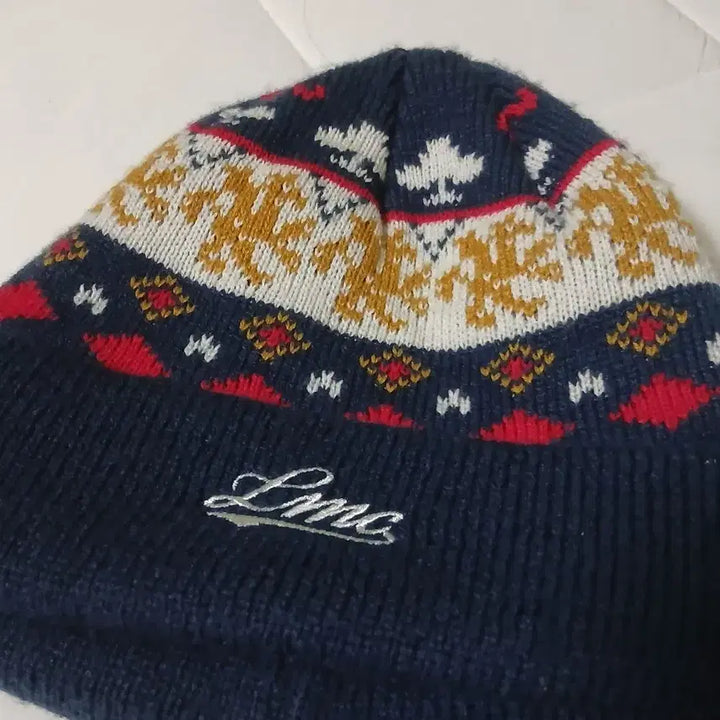 [BUNJANG] LMC Pattern Knit Beanie / LMC 패턴 니트 비니 모자