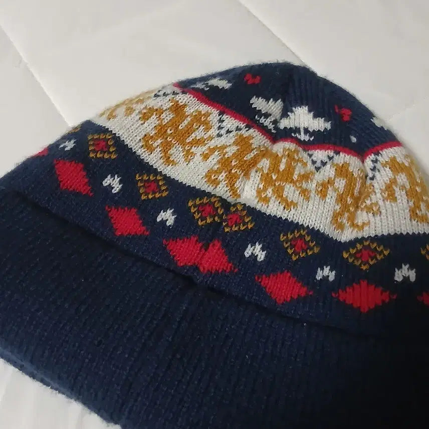 [BUNJANG] LMC Pattern Knit Beanie / LMC 패턴 니트 비니 모자