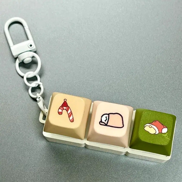 [BUNJANG] Keyring / 3구 클리커 키링