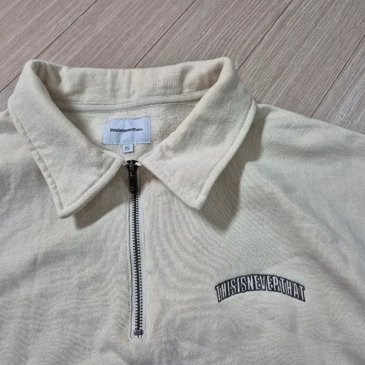 [BUNJANG] thisisneverthat Half-Zip Collar Sweatshirt / [XL] 디스이즈네버댓  반집업 카라 맨투맨