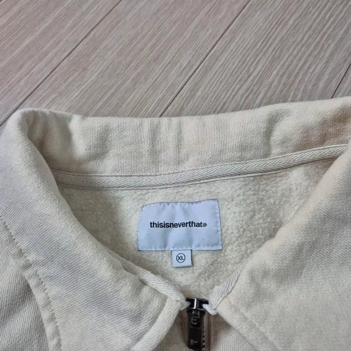 [BUNJANG] thisisneverthat Half-Zip Collar Sweatshirt / [XL] 디스이즈네버댓  반집업 카라 맨투맨