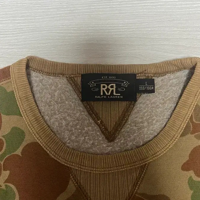 [BUNJANG] RRL Camo Crewneck Sweatshirt / RRL 크루넥 L 더블알엘 맨투맨