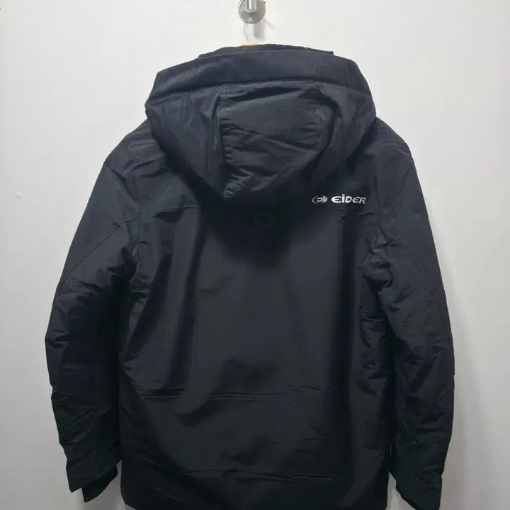 [BUNJANG] Aider Black Hooded Padded Jacket L / 아이더 블랙 후드 패딩 점퍼 야상 L