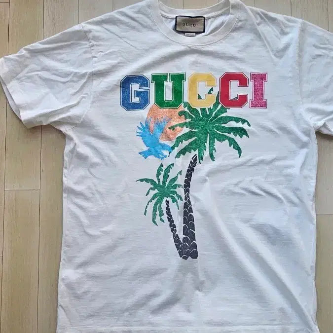 [BUNJANG] Gucci Hawaii T-shirt (L) / 구찌 하와이 반팔티(L)