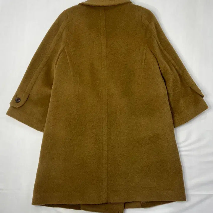 [BUNJANG] Crocodile Alpaca Wool Coat / 크로커다일 알파카 모직 코트