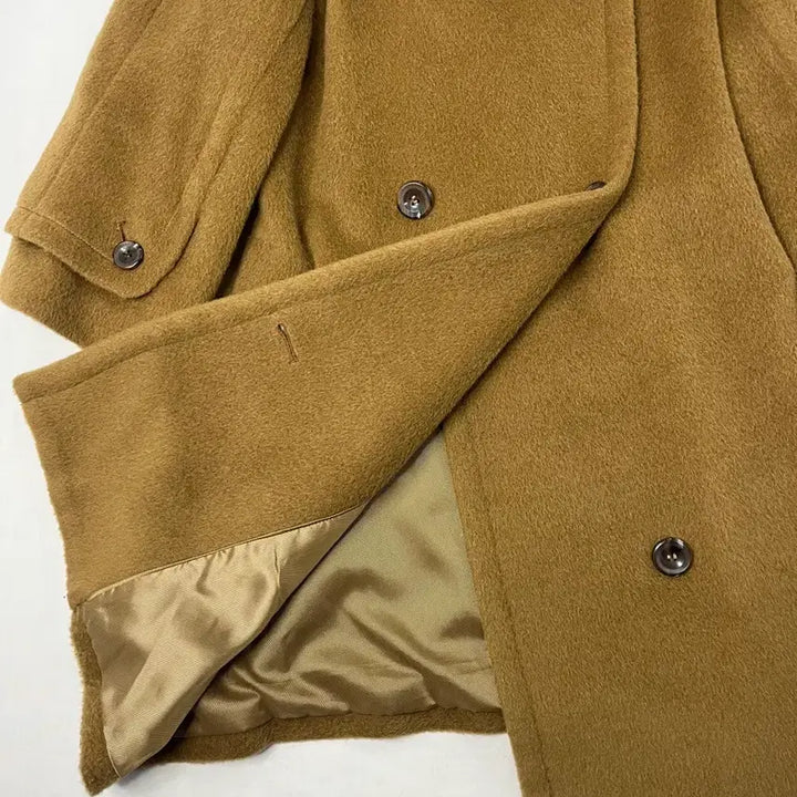 [BUNJANG] Crocodile Alpaca Wool Coat / 크로커다일 알파카 모직 코트