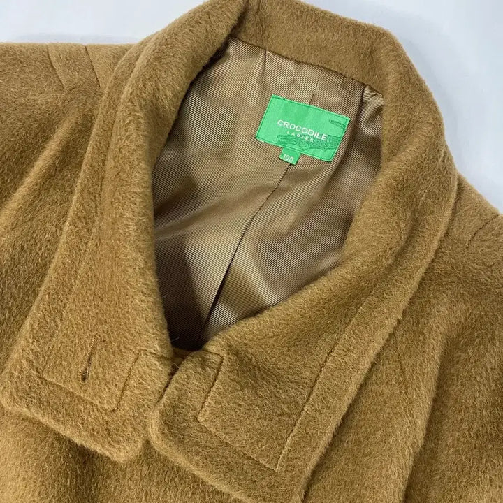 [BUNJANG] Crocodile Alpaca Wool Coat / 크로커다일 알파카 모직 코트