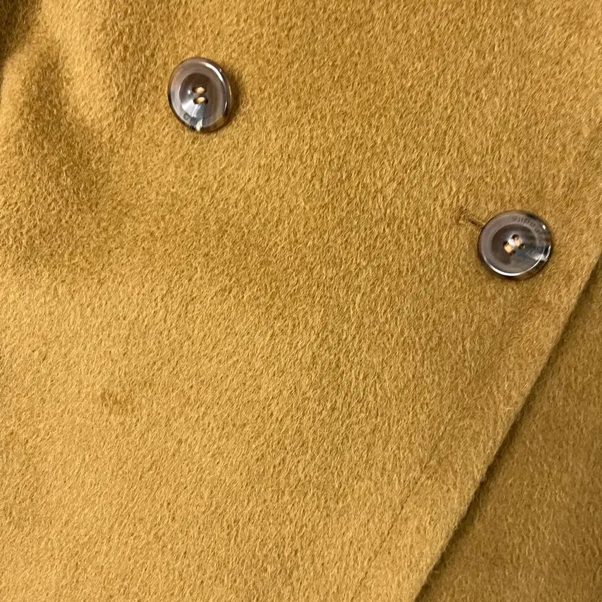 [BUNJANG] Crocodile Alpaca Wool Coat / 크로커다일 알파카 모직 코트