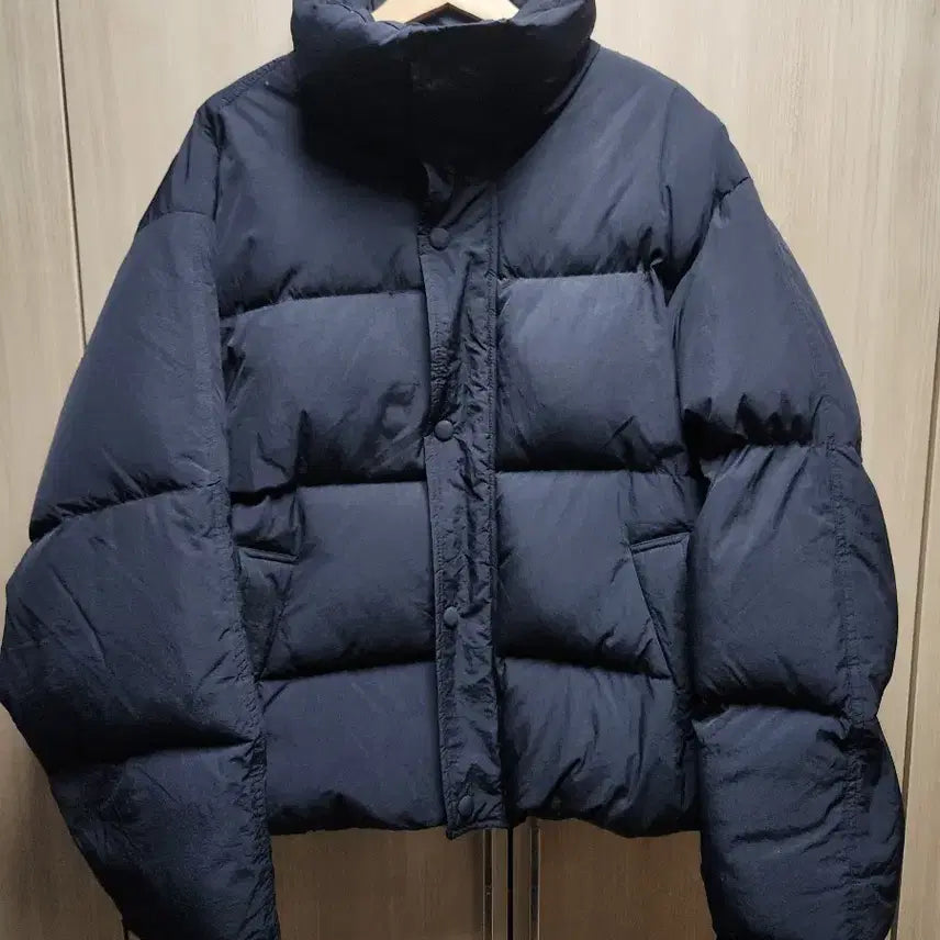 [BUNJANG] Black Padded Short Jumper / 검정색 숏패딩 점퍼
