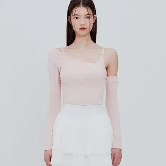 [BUNJANG] Not Your Rose Yui Cardigan Set (Pink) / [새상품] 낫유어로즈 유이 가디건 세트 (핑크)