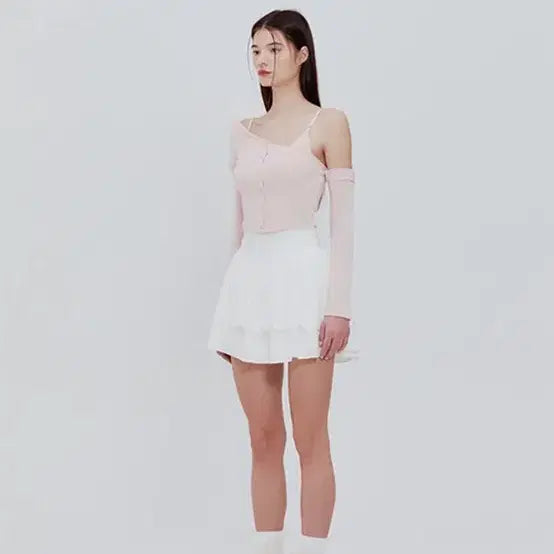 [BUNJANG] Not Your Rose Yui Cardigan Set (Pink) / [새상품] 낫유어로즈 유이 가디건 세트 (핑크)