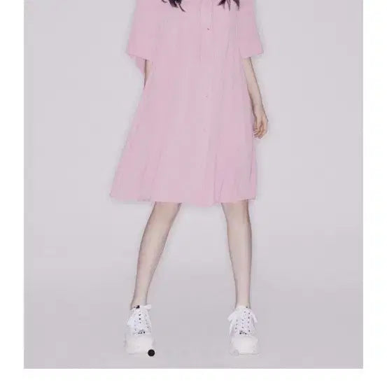 [BUNJANG] Lucky Chouette Pink Dress / 럭키슈에뜨 원피스 36