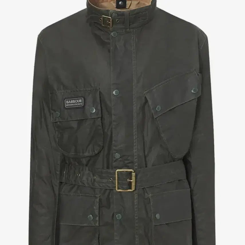 [BUNJANG] Barbour International Olive Wax Jacket XL / 바버 인터내셔널 올리브 왁스 자켓 x