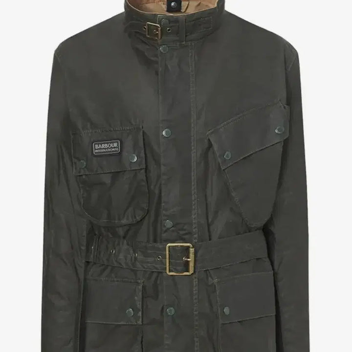 [BUNJANG] Barbour International Olive Wax Jacket XL / 바버 인터내셔널 올리브 왁스 자켓 x
