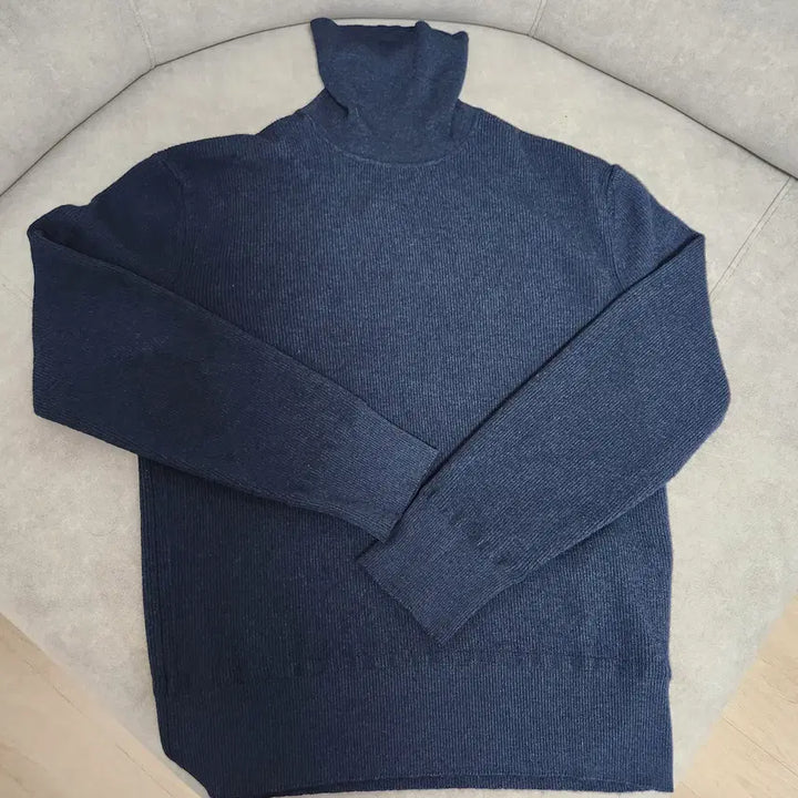 [BUNJANG] Tom Ford Navy Wool Silk Turtleneck / 톰포드 네이비 울 실크 목폴라