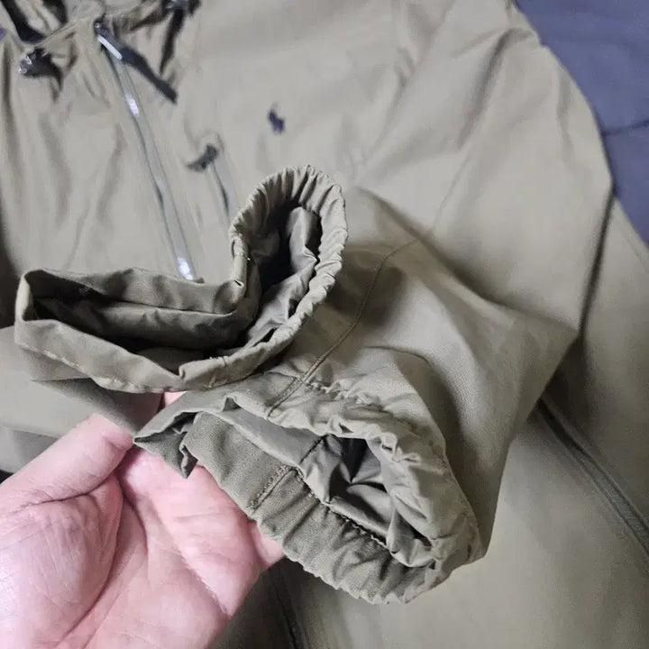 [BUNJANG] Ralph Lauren Anorak Windbreaker Jacket (Beige, L) / [L] 폴로 랄프로렌 체스트포켓 아노락 바람막이 자켓