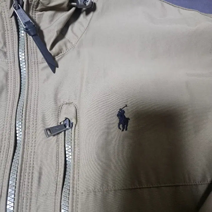 [BUNJANG] Ralph Lauren Anorak Windbreaker Jacket (Beige, L) / [L] 폴로 랄프로렌 체스트포켓 아노락 바람막이 자켓