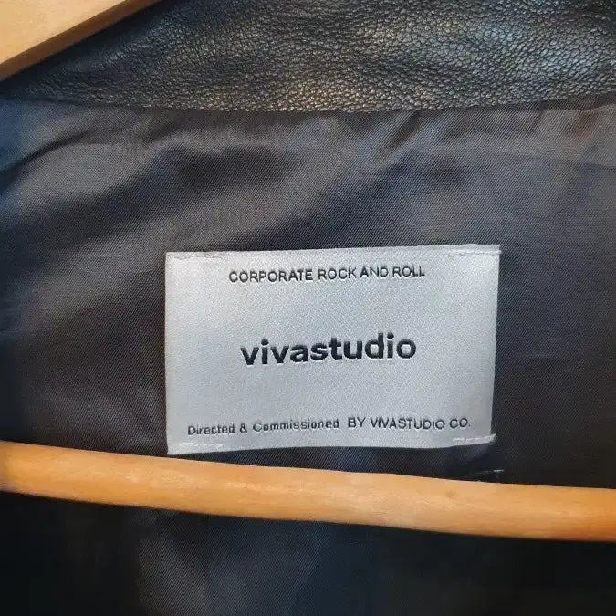 [BUNJANG] Vivastudio Leather Jacket (Black) - M / vivastudio 비바스튜디오 블랙 가죽 자켓M