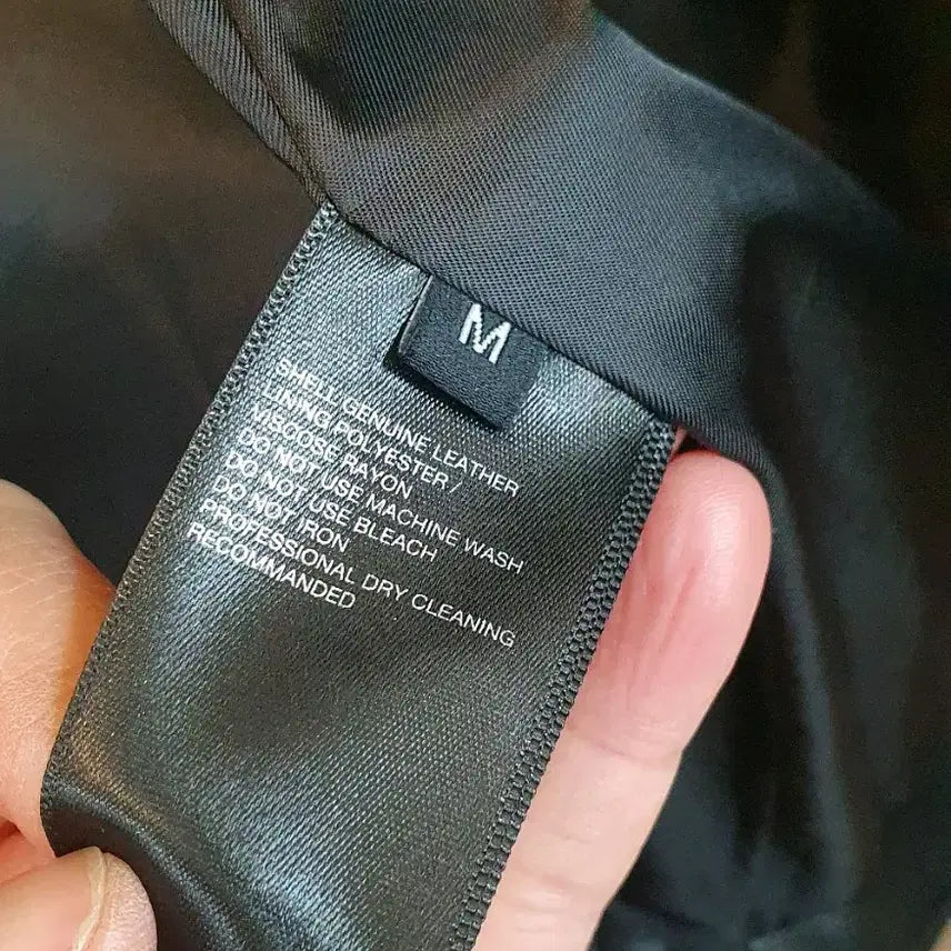 [BUNJANG] Vivastudio Leather Jacket (Black) - M / vivastudio 비바스튜디오 블랙 가죽 자켓M