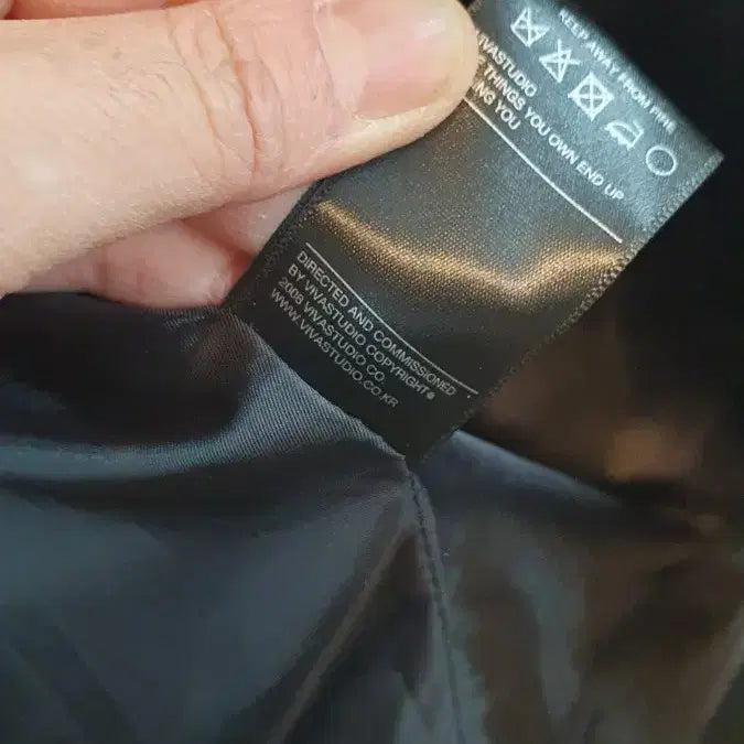 [BUNJANG] Vivastudio Leather Jacket (Black) - M / vivastudio 비바스튜디오 블랙 가죽 자켓M