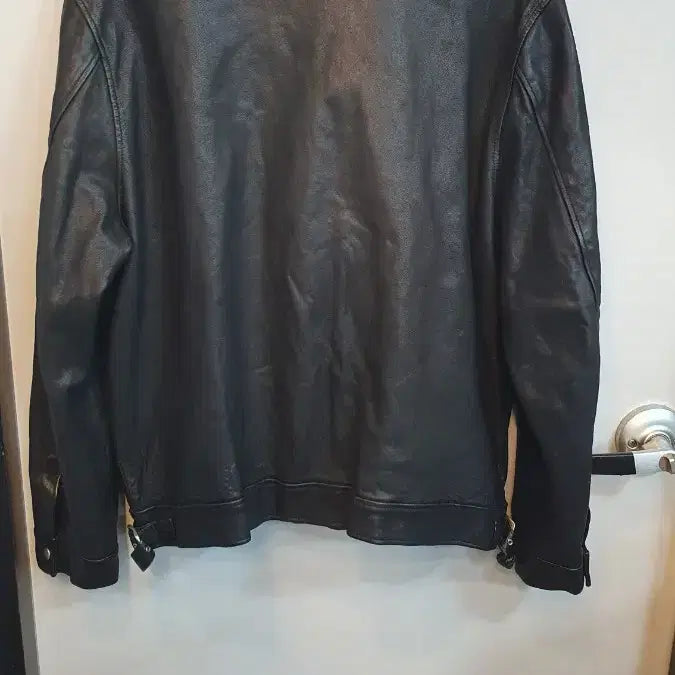 [BUNJANG] Vivastudio Leather Jacket (Black) - M / vivastudio 비바스튜디오 블랙 가죽 자켓M