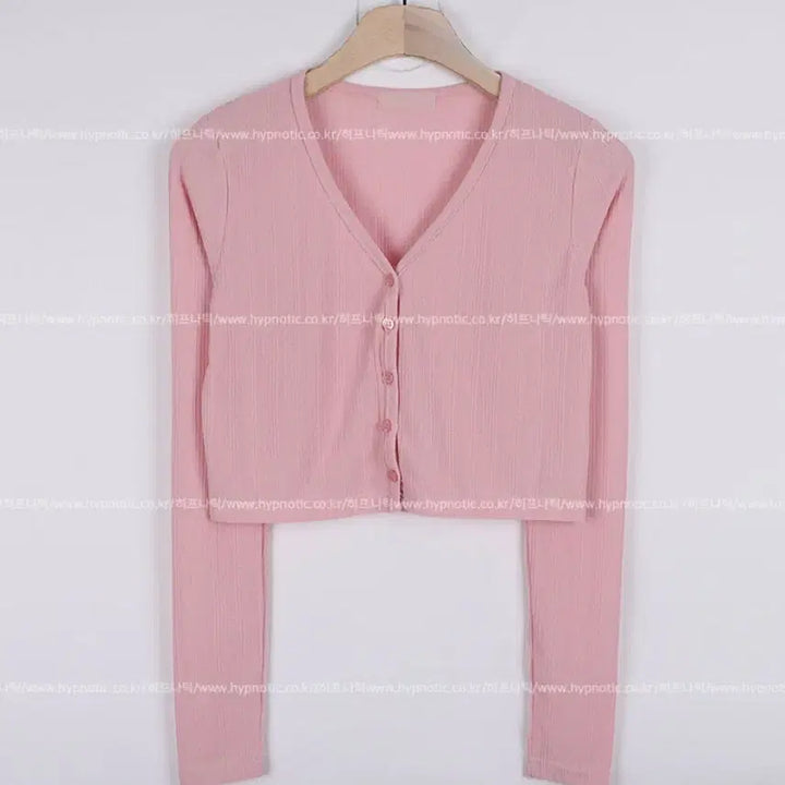 [BUNJANG] Hypnotic Sheer Crop Cardigan / 히프나틱 시스루 크롭 가디건