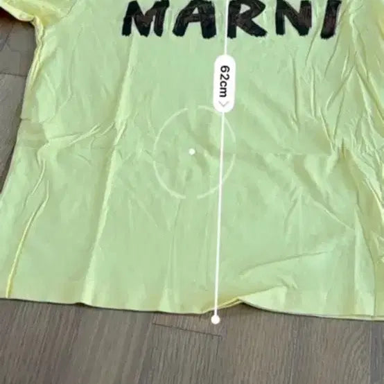 [BUNJANG] Marni Logo Yellow T-shirt / 마르니 반팔