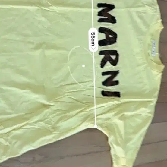 [BUNJANG] Marni Logo Yellow T-shirt / 마르니 반팔