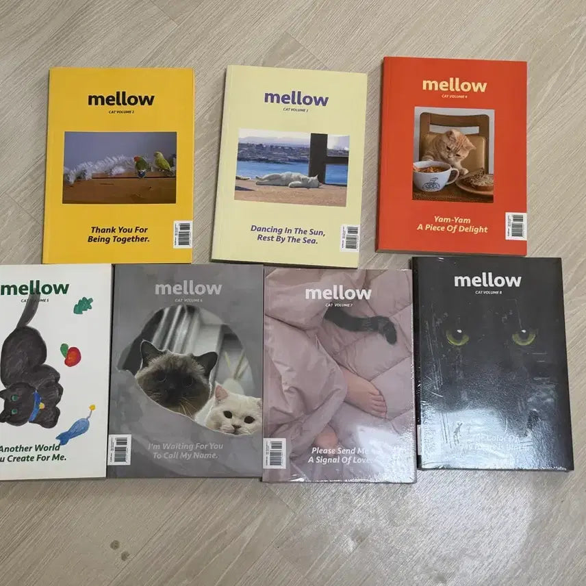 [BUNJANG] mellow Cat Vol. 2-8 Book Set / mellow 캣 vol.2-8 (7권)