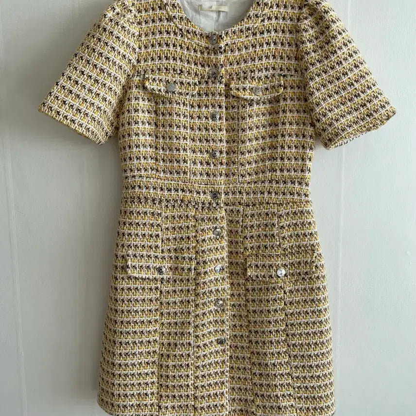 [BUNJANG] Maje Tweed Dress / 마쥬 트위드 원피스