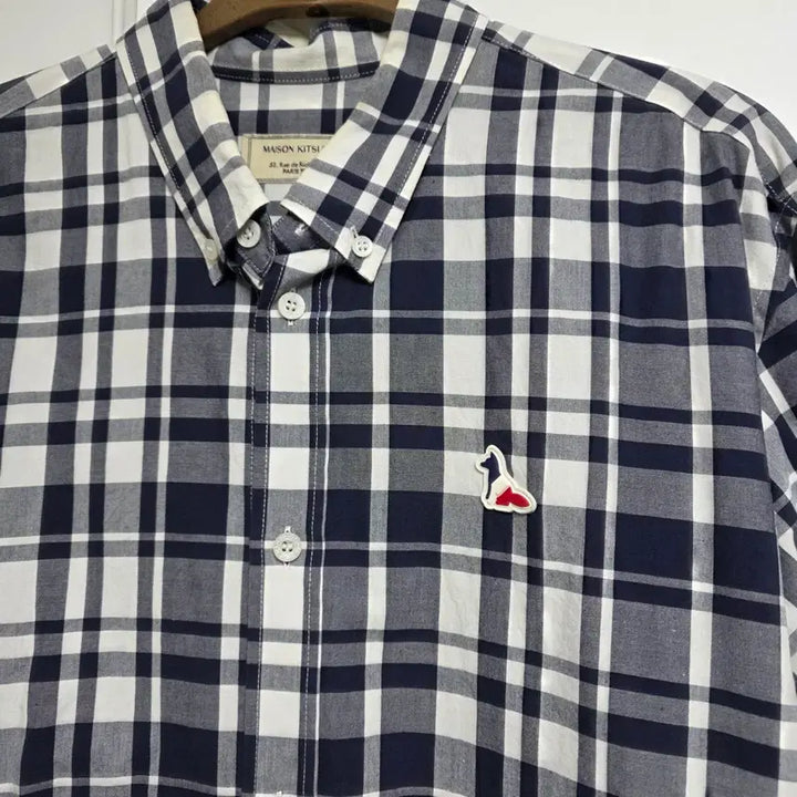 [BUNJANG] Maison Kitsune Checkered Shirt / 메종키츠네 체크셔츠