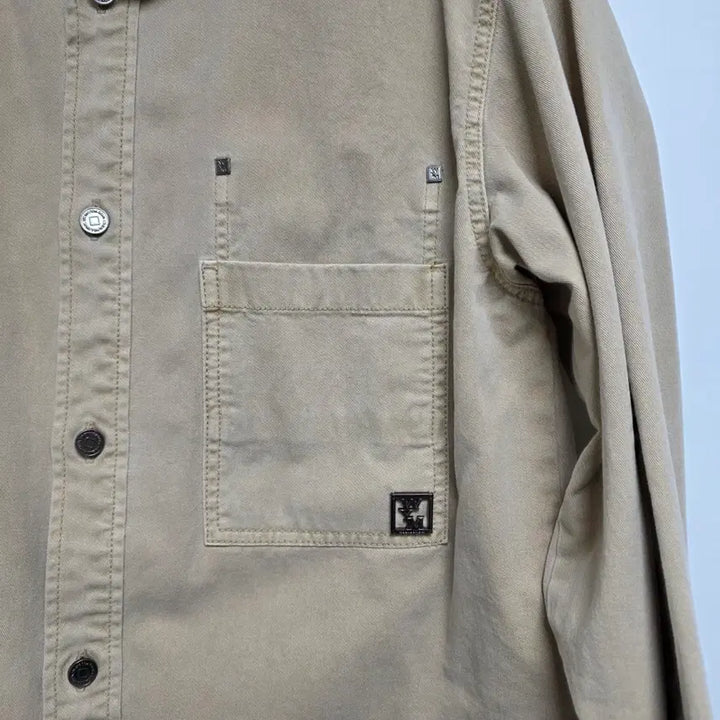 [BUNJANG] Wooyoungmi Beige Denim Jacket / 우영미 베이지 데님 자켓