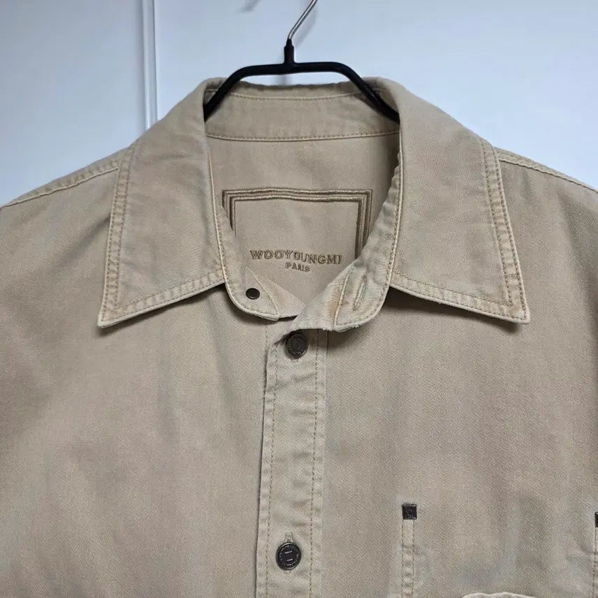 [BUNJANG] Wooyoungmi Beige Denim Jacket / 우영미 베이지 데님 자켓