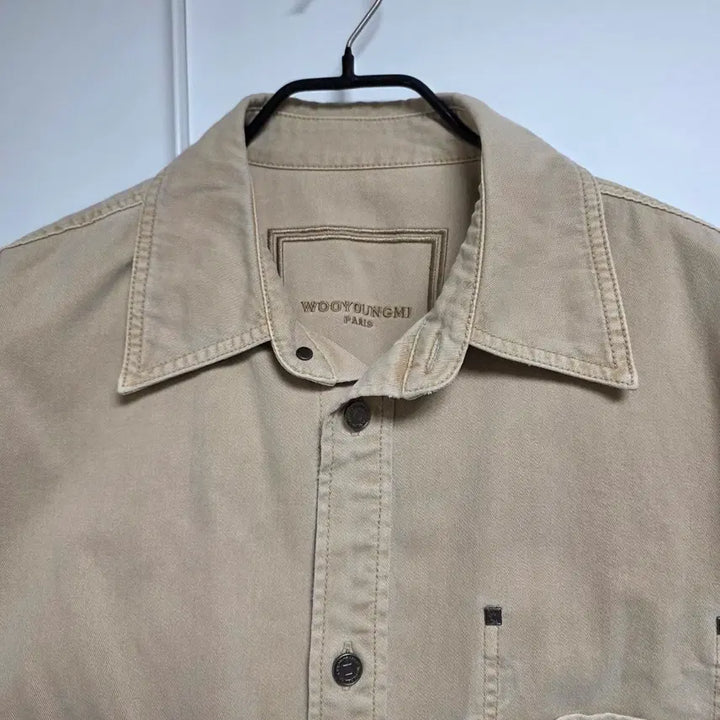 [BUNJANG] Wooyoungmi Beige Denim Jacket / 우영미 베이지 데님 자켓