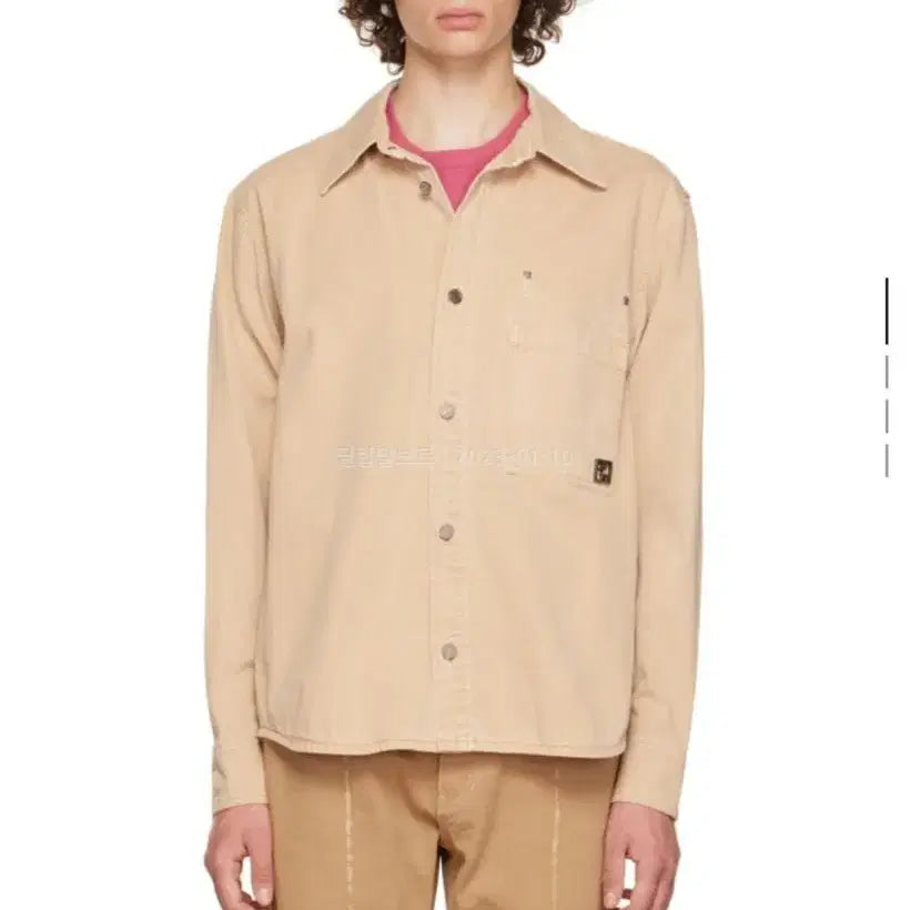 [BUNJANG] Wooyoungmi Beige Denim Jacket / 우영미 베이지 데님 자켓