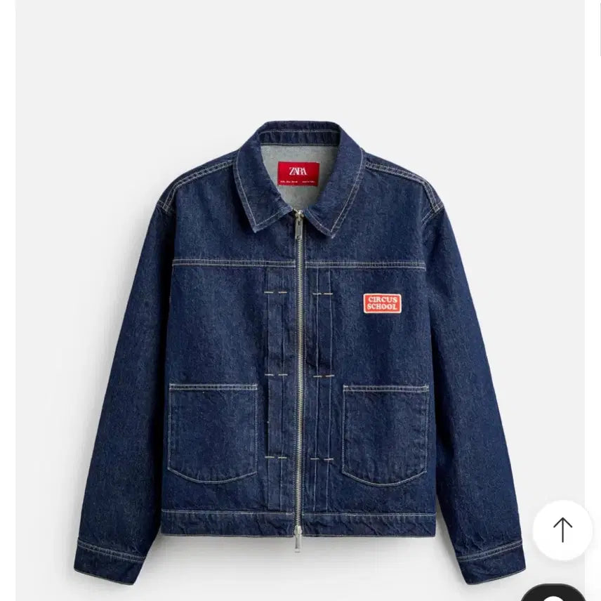 [BUNJANG] Zara Harry Lambert Denim Trucker Jacket L / 자라 해리램버트 데님 트러커 L사이즈