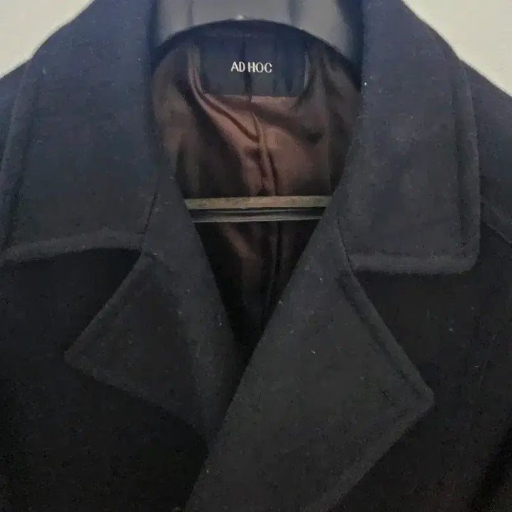 [BUNJANG] AD HOC Navy Pea Coat / AD HOC 남성 네이비 피코트 100