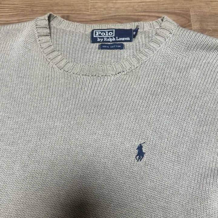 [BUNJANG] Polo Beige Knit Sweater / 폴로 베이지 니트