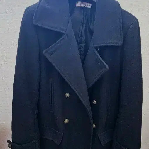 [BUNJANG] Bose Navy Short Pea Coat - Jacket / 보세 네이비 숏피코트 - 자켓 스타일