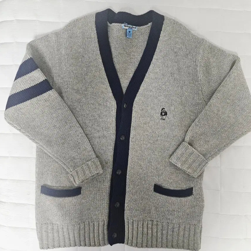 [BUNJANG] Tini Wini Gray Cardigan (L) / 티니 위니 회색 가디건 (L)