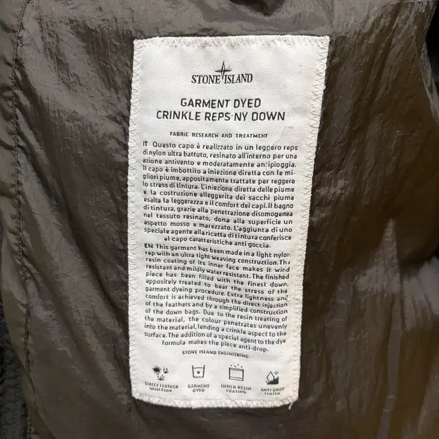 [BUNJANG] Stone Island Down Padded Jacket M / 번개케어완료)스톤아일랜드 패딩 M