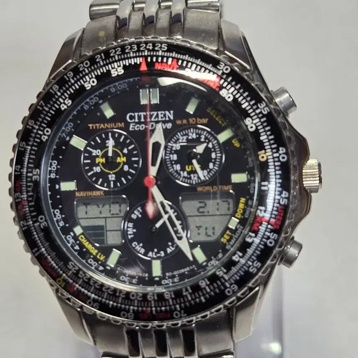 [BUNJANG] Citizen Flightmaster Eco-Drive Watch / 빈티지 시티즌 프로마스터 스카이호크 항공시계