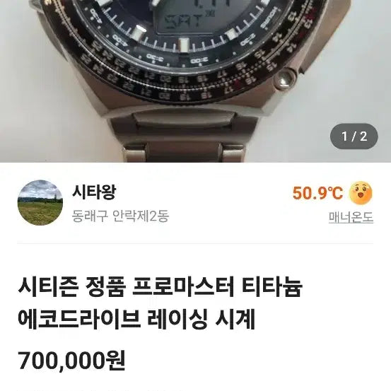 [BUNJANG] Citizen Flightmaster Eco-Drive Watch / 빈티지 시티즌 Flightmaster Eco-Drive 항공시계