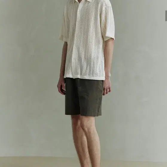 [BUNJANG] 아노블리어 크로셰 하프 셔츠 아이보리 새상품 팝니다 / 아노블리어 크로셰 하프 셔츠 아이보리 새상품 팝니다