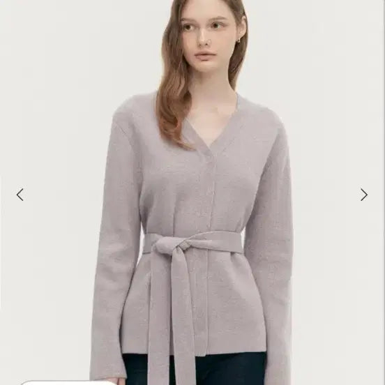 [BUNJANG] Sie Lien Belted Cardigan (Lavender) / 시에 sie 리엔 벨티드 가디건 (라벤더)