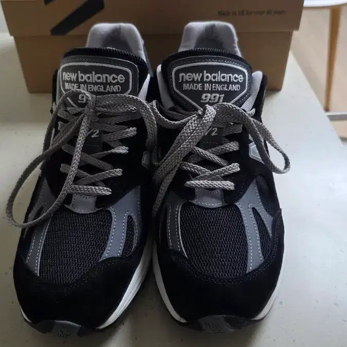 [BUNJANG] New Balance 991 Black Sneakers / 뉴발란스 991 블랙 운동화 새상품 300