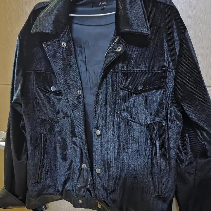 [BUNJANG] Liberta Black Corduroy Jacket M / Liberta 블랙 코듀로이.봄.가을 자켓 M