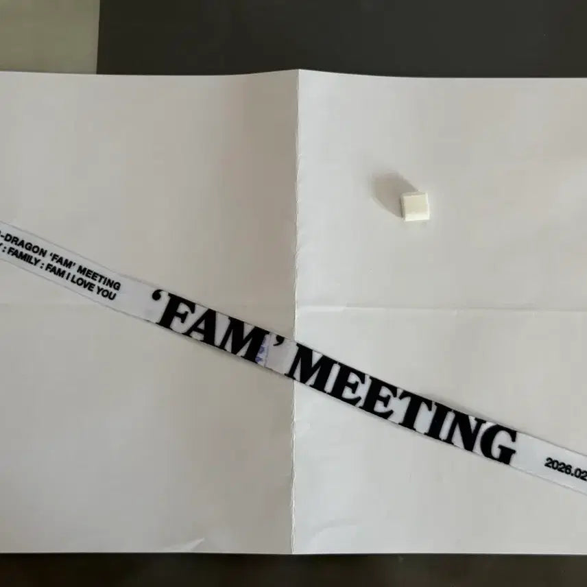 [BUNJANG] G-Dragon Fanmeeting Last Day Entry Ticket / 지드래곤 팬미팅 입장팔찌 막콘